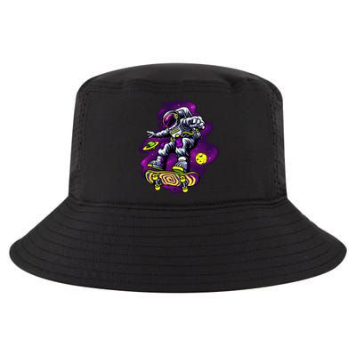 Astronaut Skateboard Skater Space Graphic Cute Gift Cool Comfort Performance Bucket Hat