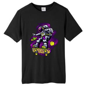 Astronaut Skateboard Skater Space Graphic Cute Gift Tall Fusion ChromaSoft Performance T-Shirt