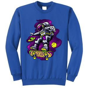 Astronaut Skateboard Skater Space Graphic Cute Gift Sweatshirt