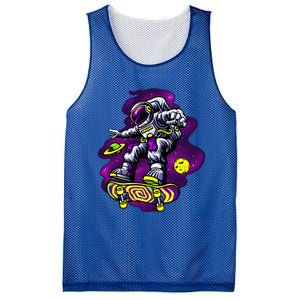 Astronaut Skateboard Skater Space Graphic Cute Gift Mesh Reversible Basketball Jersey Tank