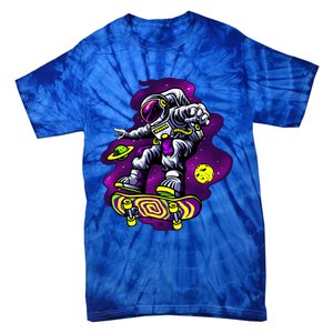 Astronaut Skateboard Skater Space Graphic Cute Gift Tie-Dye T-Shirt