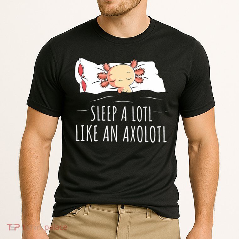 Axolotl Salamander Sleeping   Performance Shirt