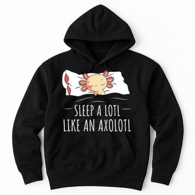 Axolotl Salamander Sleeping   Hoodie