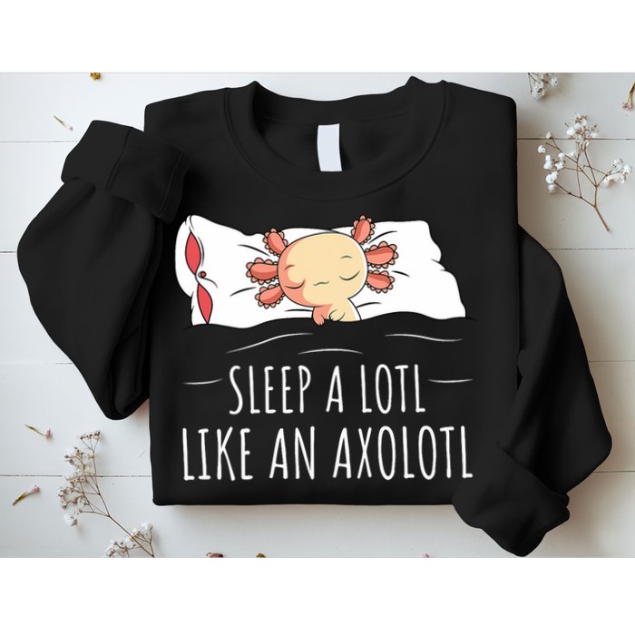 Axolotl Salamander Sleeping   Sweatshirt