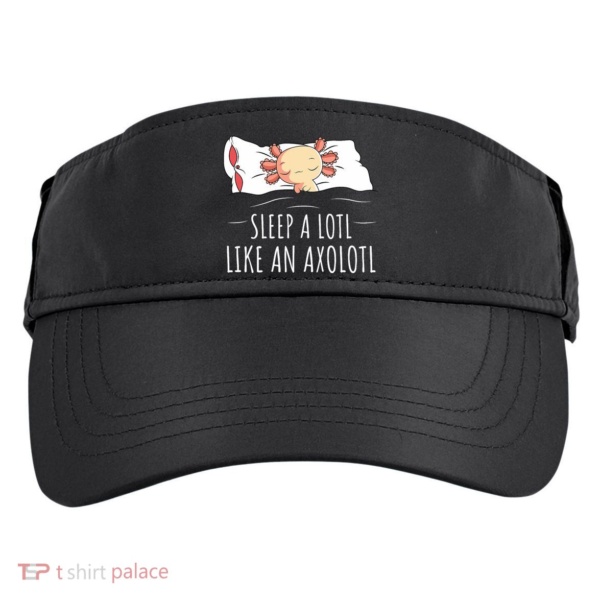 Axolotl Salamander Sleeping   Adult Drive Performance Visor