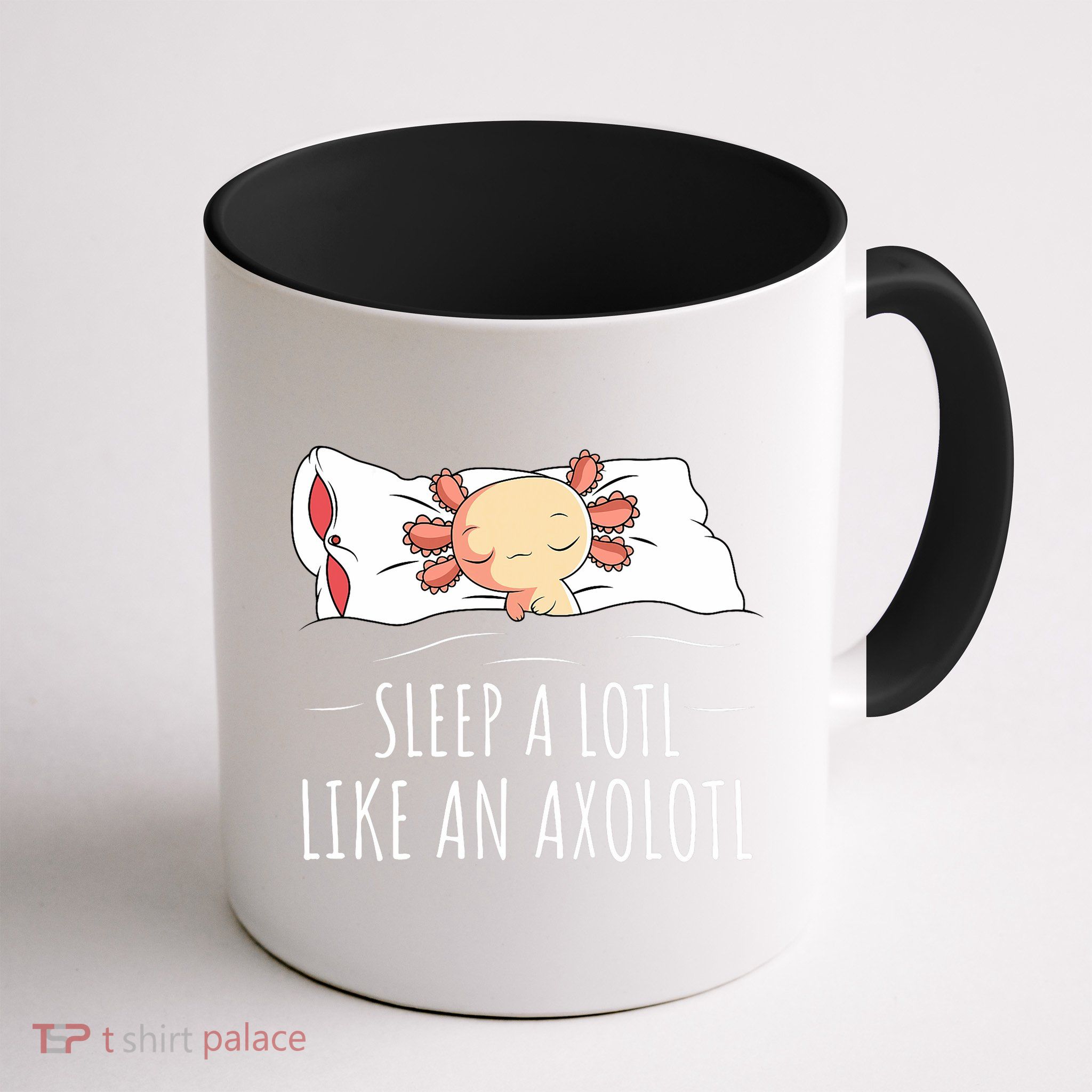 Axolotl Salamander Sleeping   Mug