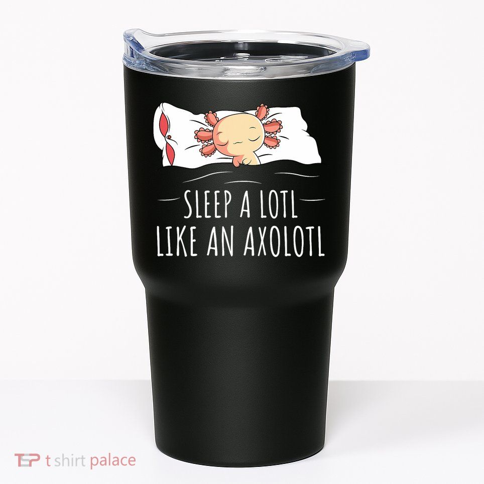 Axolotl Salamander Sleeping   Tumbler