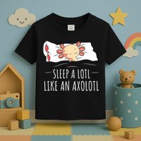 Axolotl Salamander Sleeping   Toddler T-Shirt