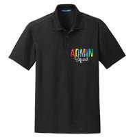 Admin Squad School Admin Assistant Principal Administrator Dry Zone Grid Polo