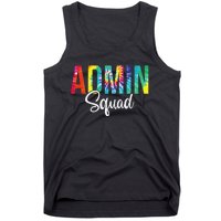 Admin Squad School Admin Assistant Principal Administrator Tank Top