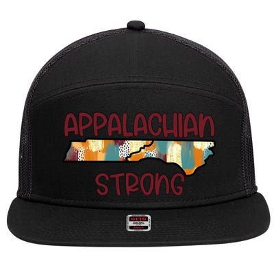 Appalachia Strong Supporter 7 Panel Mesh Trucker Snapback Hat