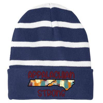 Appalachia Strong Supporter Striped Beanie with Solid Band