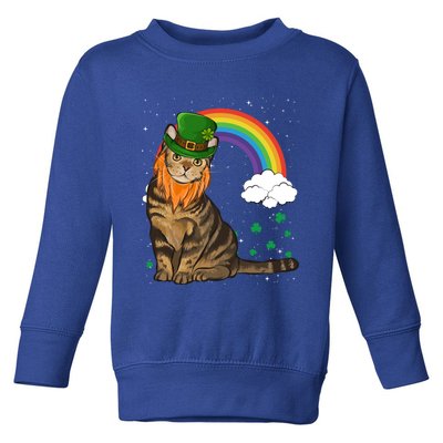 American Shorthair St Patricks Day Leprechaun Gift Cute Gift Toddler Sweatshirt