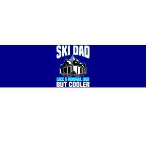 Alpine Ski Slope Downhill Skiing Dad Skier Fathers Day Gift Bumper Sticker