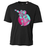 Astronaut Skateboard Skateboarding Skater Space Cooling Performance Crew T-Shirt