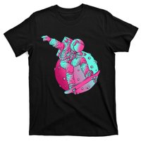 Astronaut Skateboard Skateboarding Skater Space T-Shirt