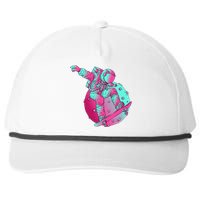 Astronaut Skateboard Skateboarding Skater Space Snapback Five-Panel Rope Hat