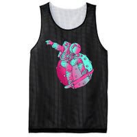 Astronaut Skateboard Skateboarding Skater Space Mesh Reversible Basketball Jersey Tank