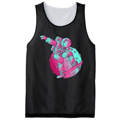 Astronaut Skateboard Skateboarding Skater Space Mesh Reversible Basketball Jersey Tank