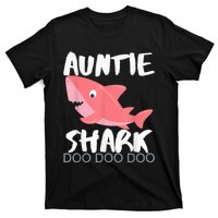 Auntie Shark Shirt Gifts From Niece Nephew T-Shirt