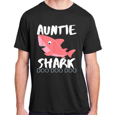 Auntie Shark Shirt Gifts From Niece Nephew Adult ChromaSoft Performance T-Shirt