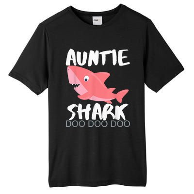 Auntie Shark Shirt Gifts From Niece Nephew Tall Fusion ChromaSoft Performance T-Shirt