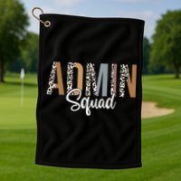 Admin Squad School Admin Assistant Principal Administrator Golf Towel