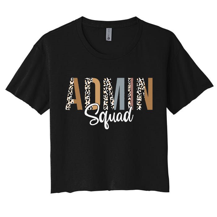 Admin Squad School Admin Assistant Principal Administrator Crop Top