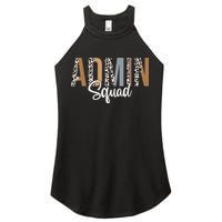 Admin Squad School Admin Assistant Principal Administrator Women's Perfect Tri Rocker Tank