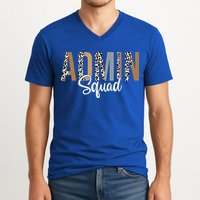 Admin Squad School Admin Assistant Principal Administrator V-Neck T-Shirt