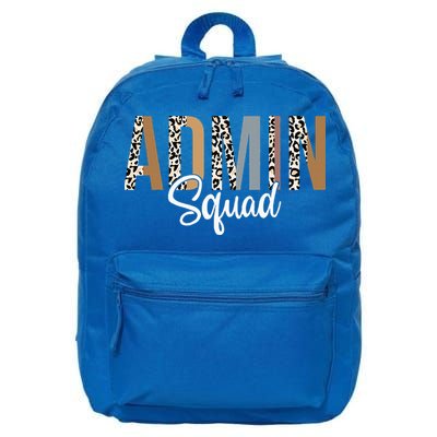 Admin Squad School Admin Assistant Principal Administrator 16 in Basic Backpack