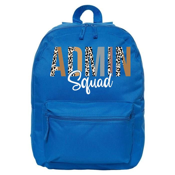 Admin Squad School Admin Assistant Principal Administrator 16 in Basic Backpack