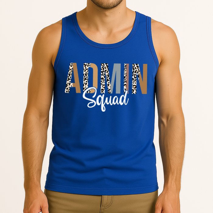 Admin Squad School Admin Assistant Principal Administrator Tank Top