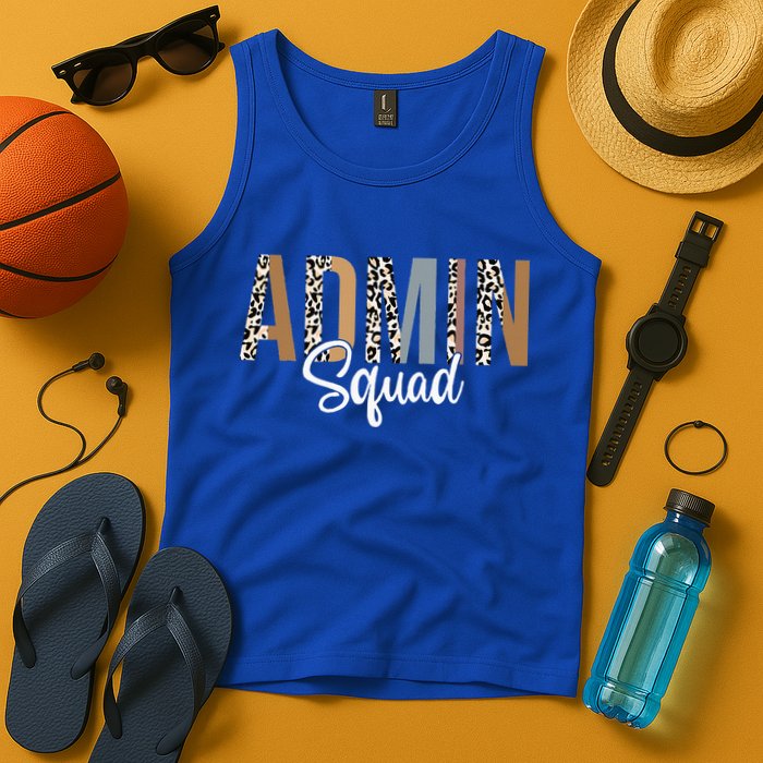 Admin Squad School Admin Assistant Principal Administrator Tank Top