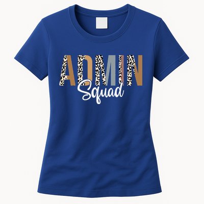Admin Squad School Admin Assistant Principal Administrator Womens T-Shirt