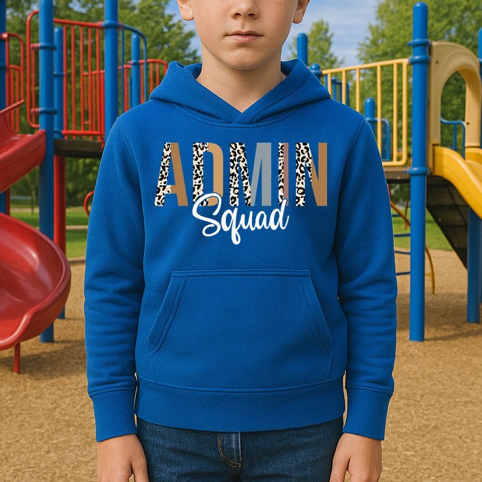 Admin Squad School Admin Assistant Principal Administrator Kids Hoodie