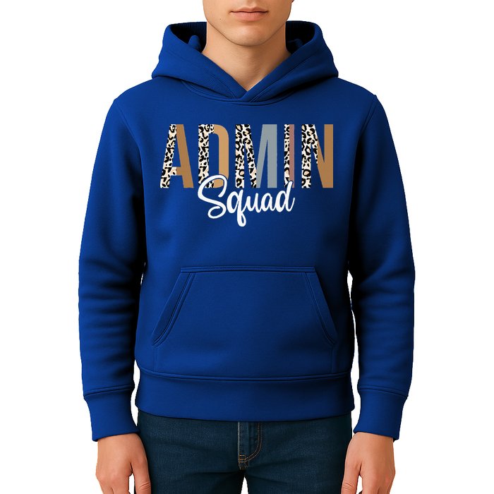 Admin Squad School Admin Assistant Principal Administrator Kids Hoodie