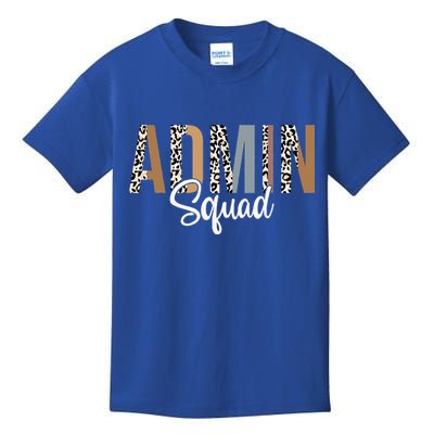 Admin Squad School Admin Assistant Principal Administrator Kids T-Shirt