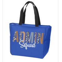 Admin Squad School Admin Assistant Principal Administrator Zip Tote Bag