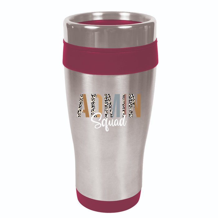 Admin Squad School Admin Assistant Principal Administrator 16oz Travel Tumbler