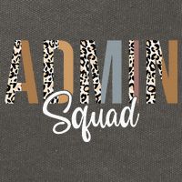 Admin Squad School Admin Assistant Principal Administrator Cotton Canvas Backpack