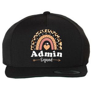 Admin Squad School Admin Assistant Principal Administrator Wool Snapback Cap