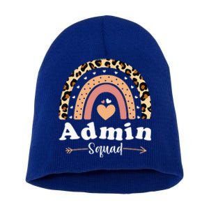 Admin Squad School Admin Assistant Principal Administrator Short Acrylic Beanie