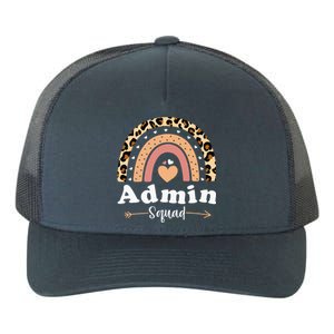 Admin Squad School Admin Assistant Principal Administrator Yupoong Adult 5-Panel Trucker Hat