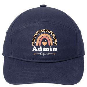 Admin Squad School Admin Assistant Principal Administrator 7-Panel Snapback Hat