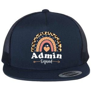 Admin Squad School Admin Assistant Principal Administrator Flat Bill Trucker Hat