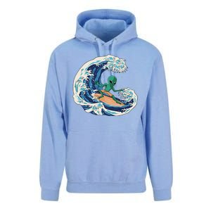 Alien Surfing Summer Surfer Unisex Surf Hoodie