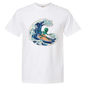 Alien Surfing Summer Surfer Garment-Dyed Heavyweight T-Shirt