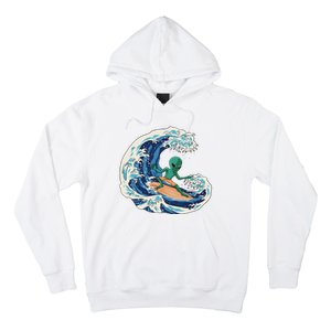 Alien Surfing Summer Surfer Hoodie