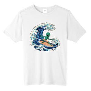 Alien Surfing Summer Surfer Tall Fusion ChromaSoft Performance T-Shirt